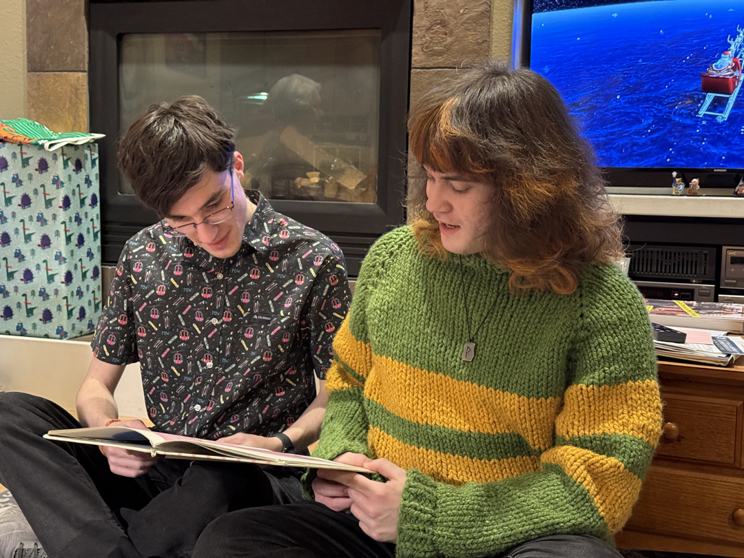 The annual reading of 'Twas The Night Before Christmas