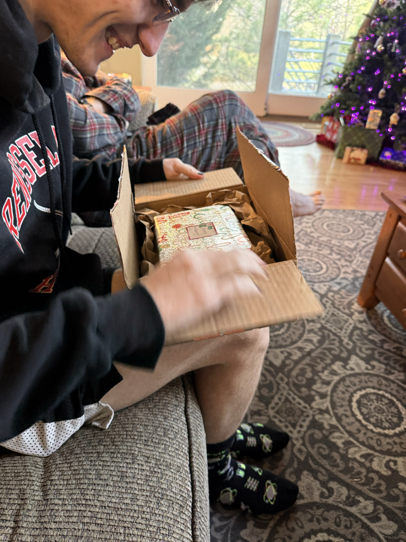 Christmas morning presents