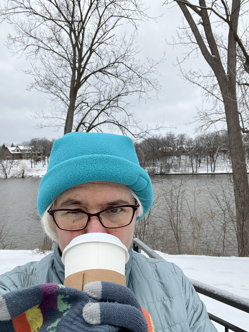 It was cold AND windy!