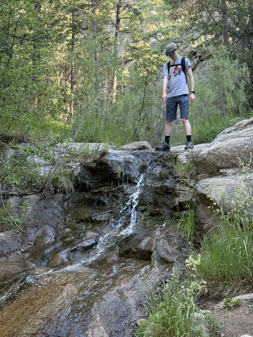 Ted found the waterfall