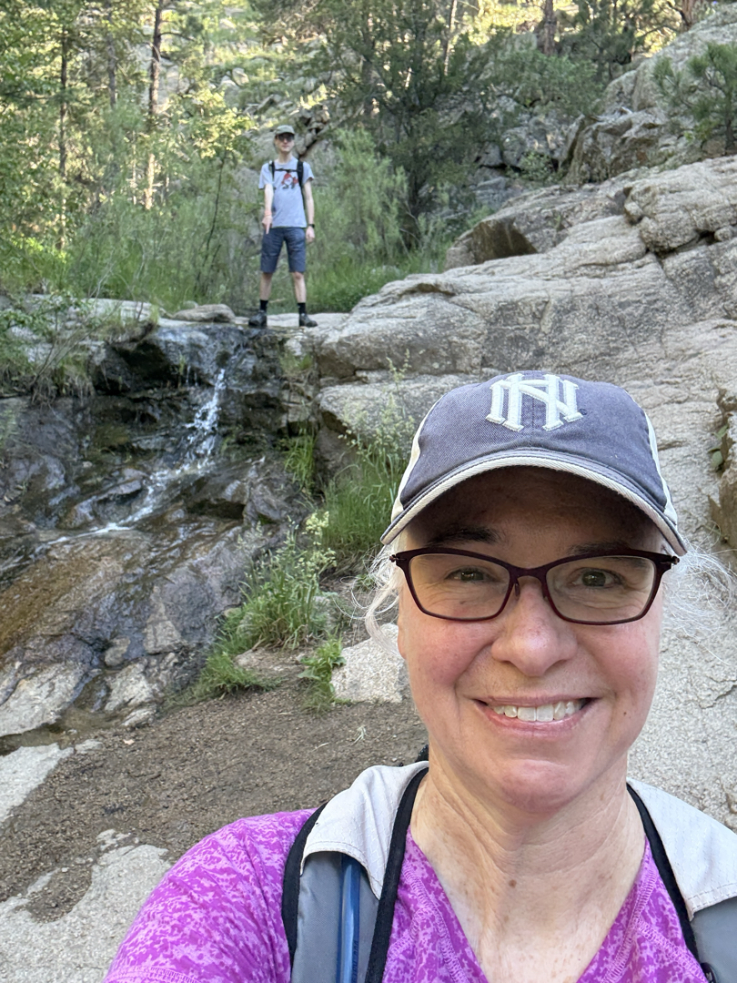 We're on a hike!