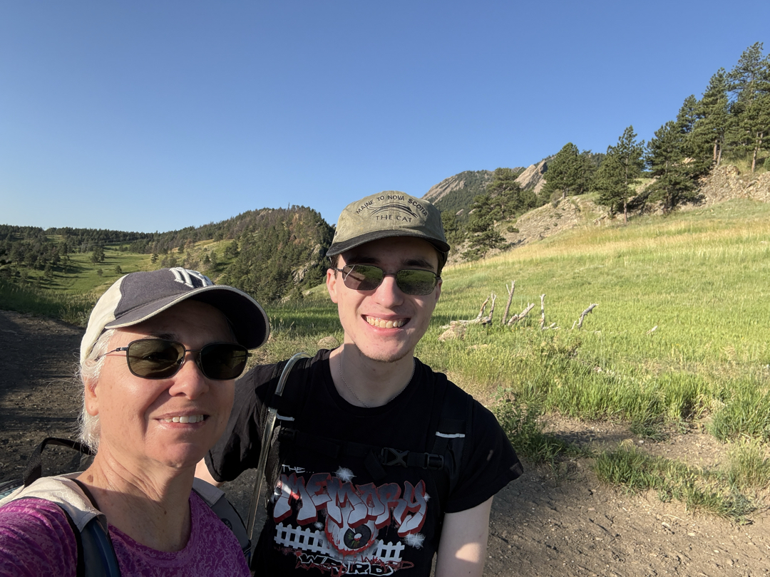 On a hike to Mallory Cave - the bat cave!