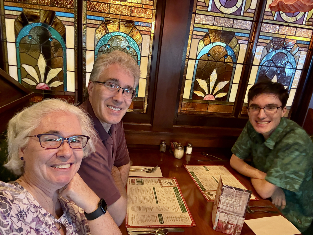 Anniversary dinner the the Old Spaghetti Factory
