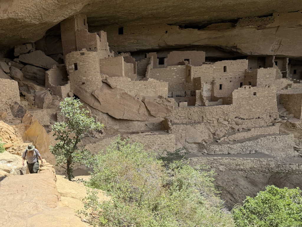 Tim the ranger joins us on the Cliff Palace tour