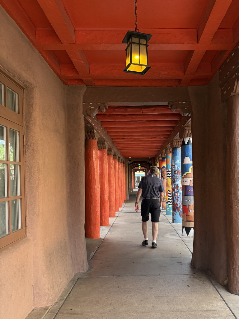 Walking in Santa Fe, NM