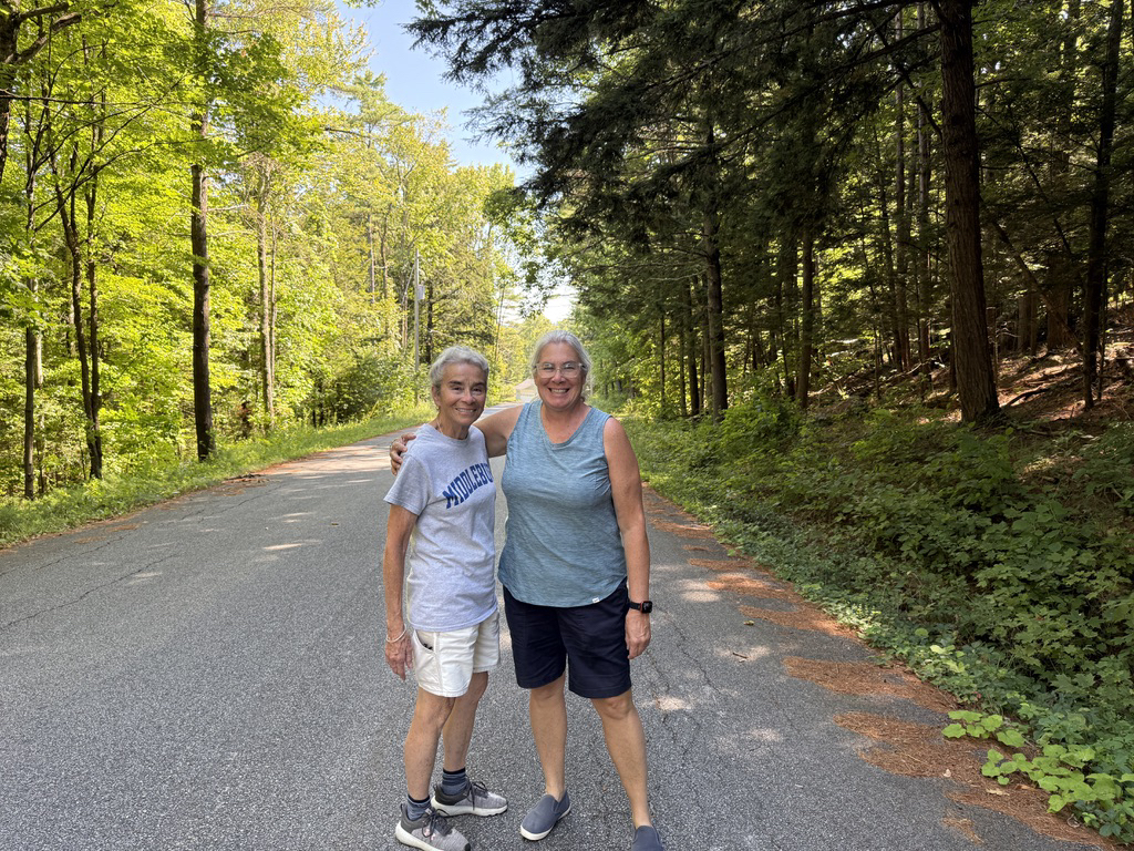 Back to Westport to hang out with Memere and Laura