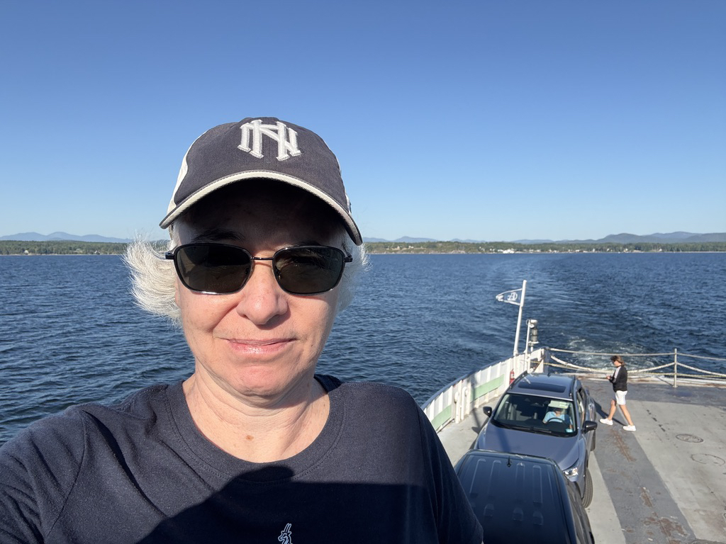 On the Essex-Charlotte ferry