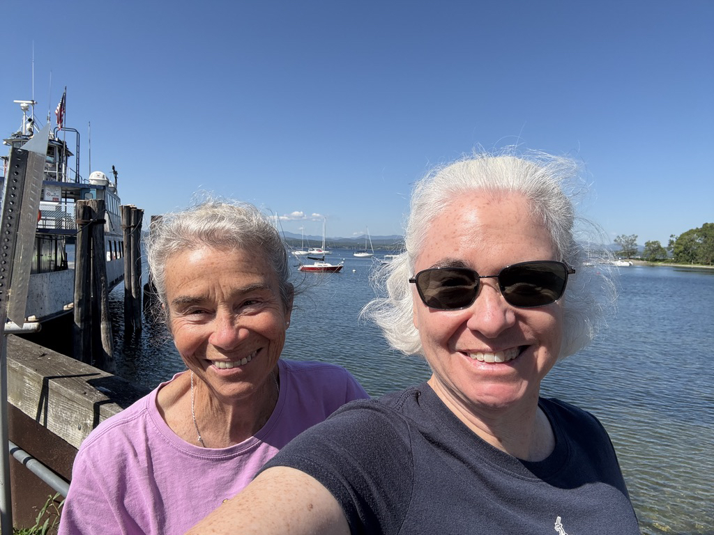Waiting for the ferry back to NY